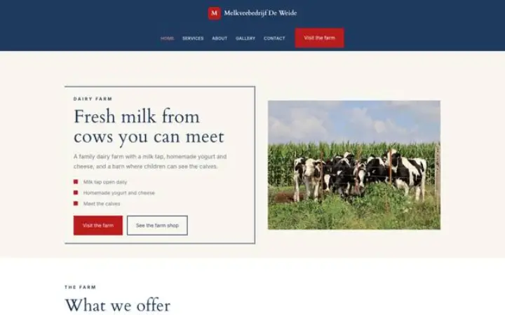 Motyw Melkveebedrijf De Weide