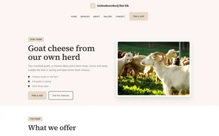 Motyw Geitenboerderij Het Sik