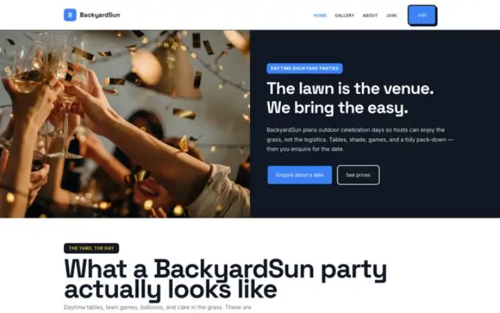 Motyw BackyardSun