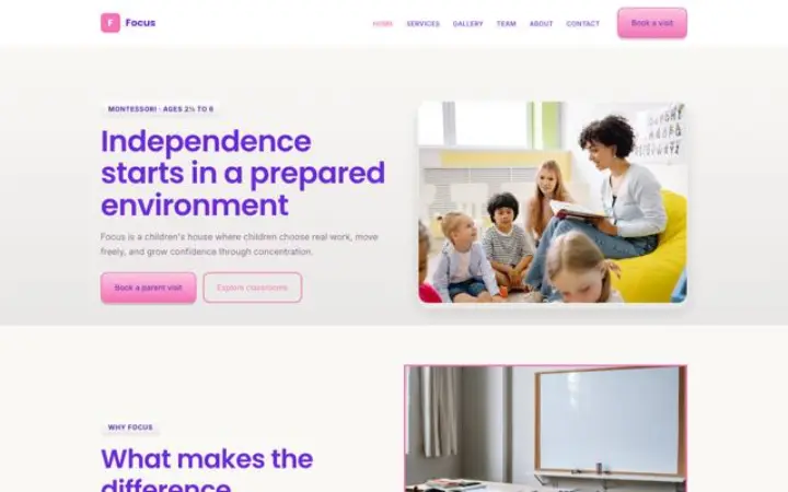 Strona dla branży: montessori