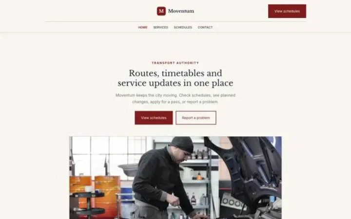 Strona dla branży: zarząd transportu