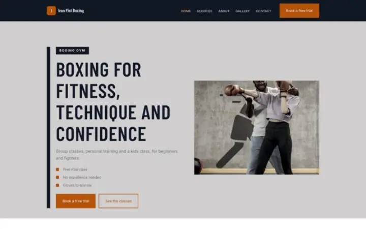 Motyw Iron Fist Boxing