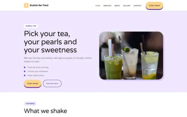 Motyw Bubble Bar Parel