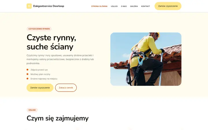 Motyw Dakgootservice Doorloop