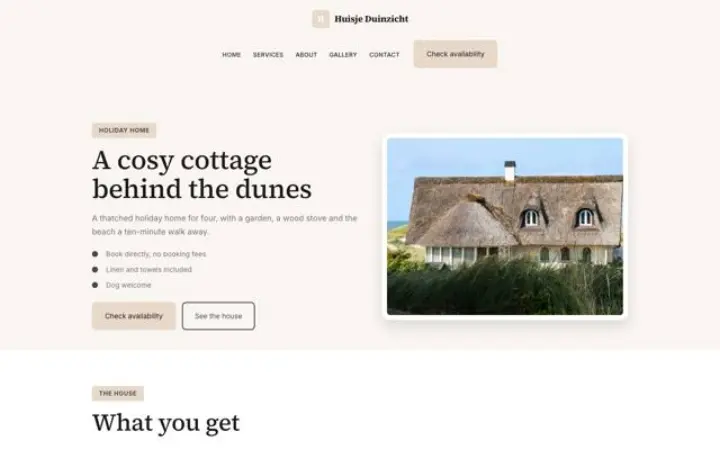 Motyw Huisje Duinzicht